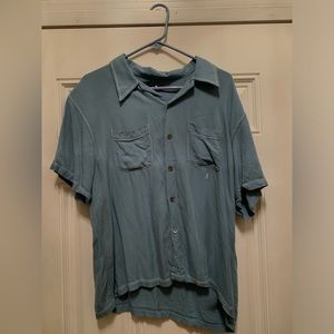 Ocean Blue Collared Shirt (Medium Size)